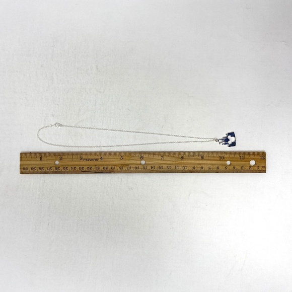 Silver Disney Castle Mickey Necklace | 3 for $20 - Picture 2 of 4